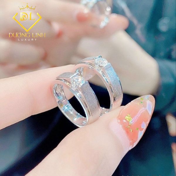 Nhẫn Cưới Cặp Kim Cương – N10.158